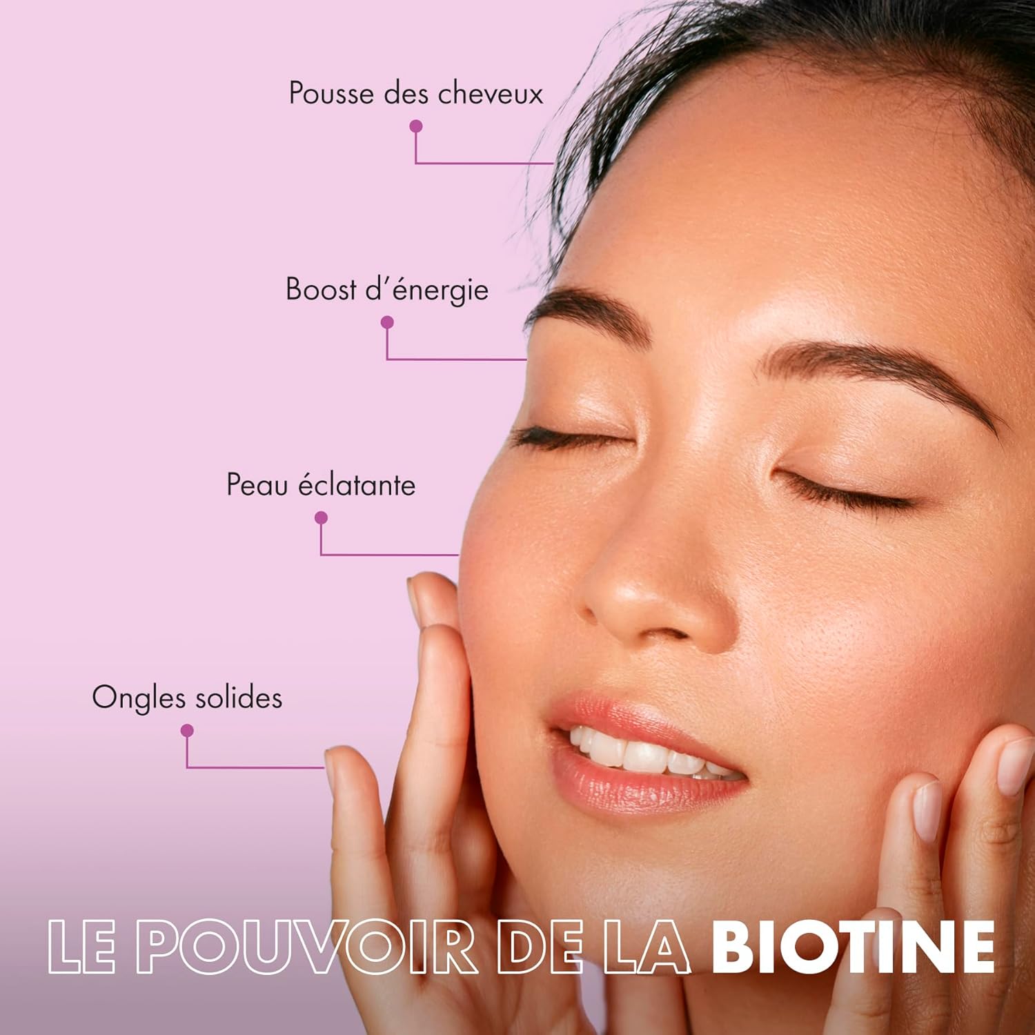 Thumbnail 2 de Incite Nutrition Biotine 12 000 mcg – compléments pour la croissance des cheveux (400 comprimés, 6 mm)