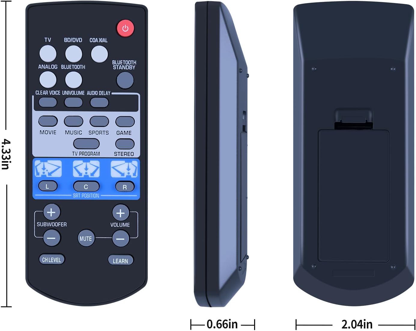 Thumbnail 4 de TCNOUMT New FSR82-ZK77690 Remote Control for Yamaha SRT-1000 Series