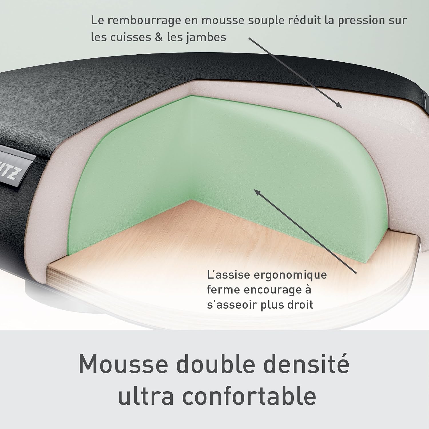 Detalle 2 de Leitz Ergo Tabouret ergonomique 46–59 cm