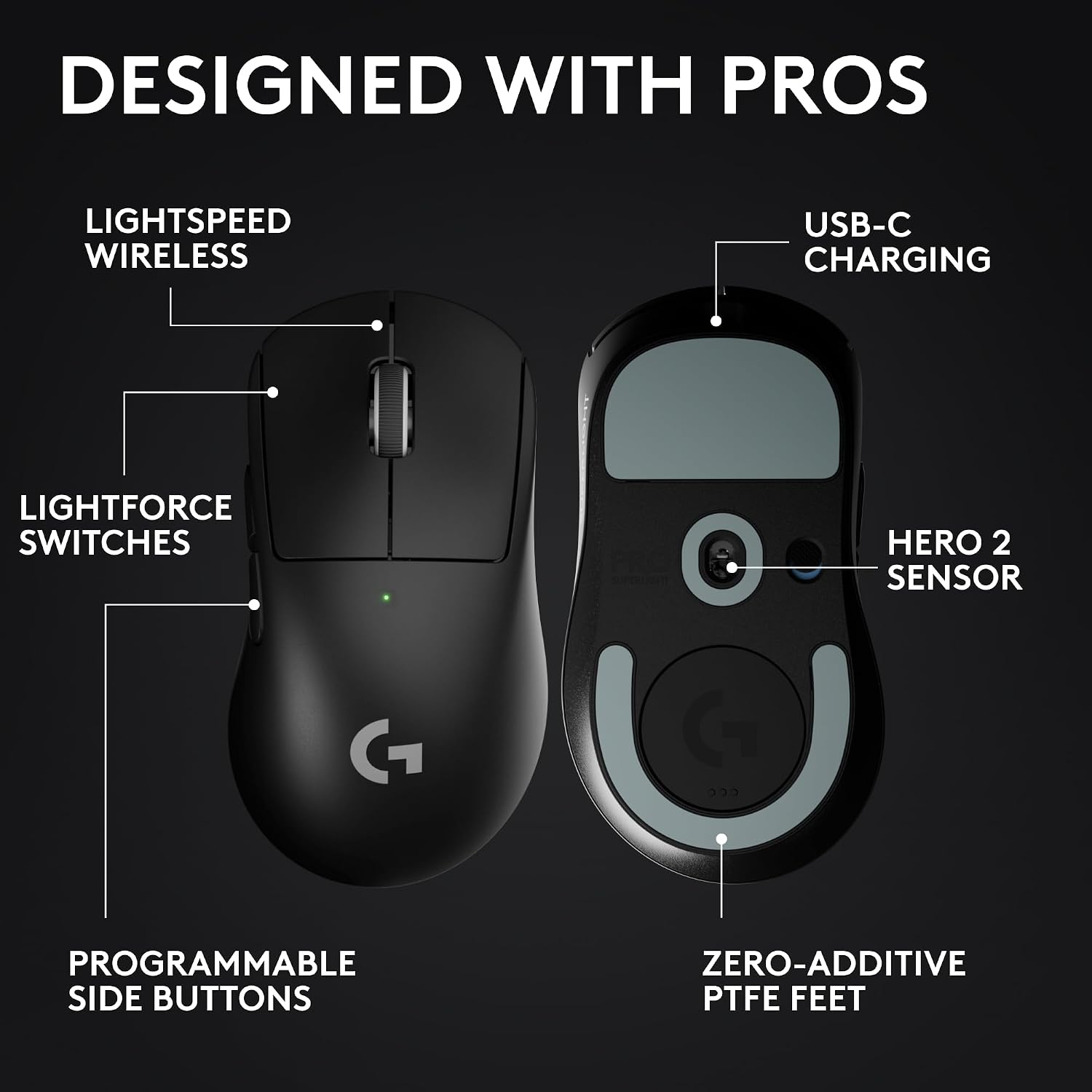 Thumbnail 5 de Logitech G PRO X Superlight 2 DEX Lightspeed Wireless Gaming Mouse