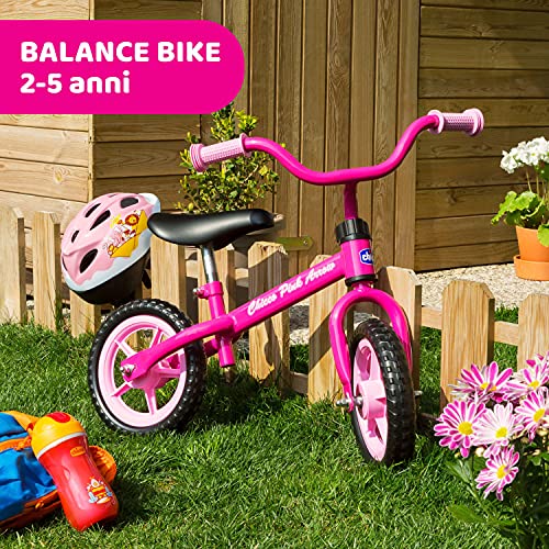 Detalle de Chicco Pink Arrow Balance Bike: bici senza pedali per l'equilibrio, regolabile e leggera