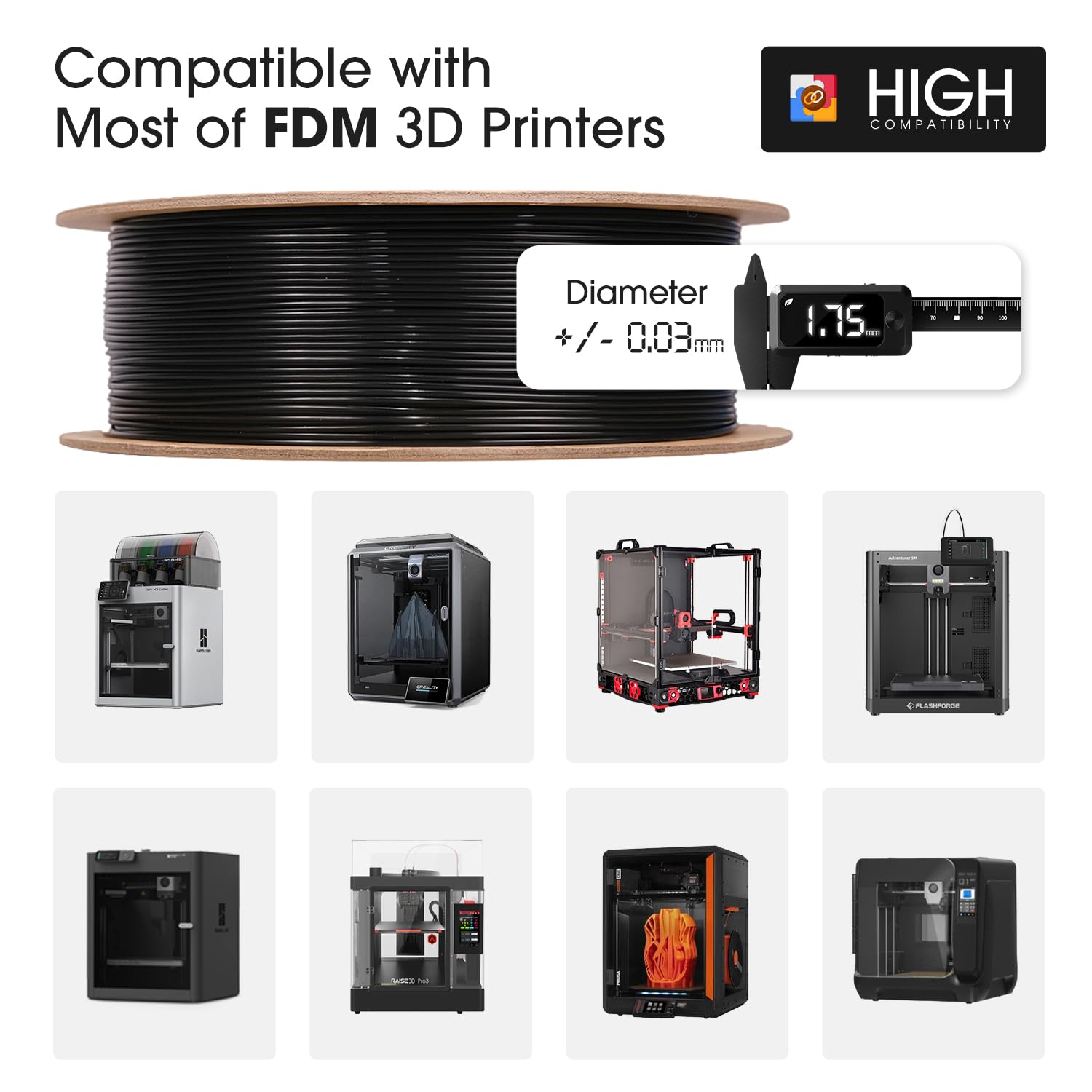 Thumbnail 4 de eSUN Filamento PLA+ 1kg 1,75 mm