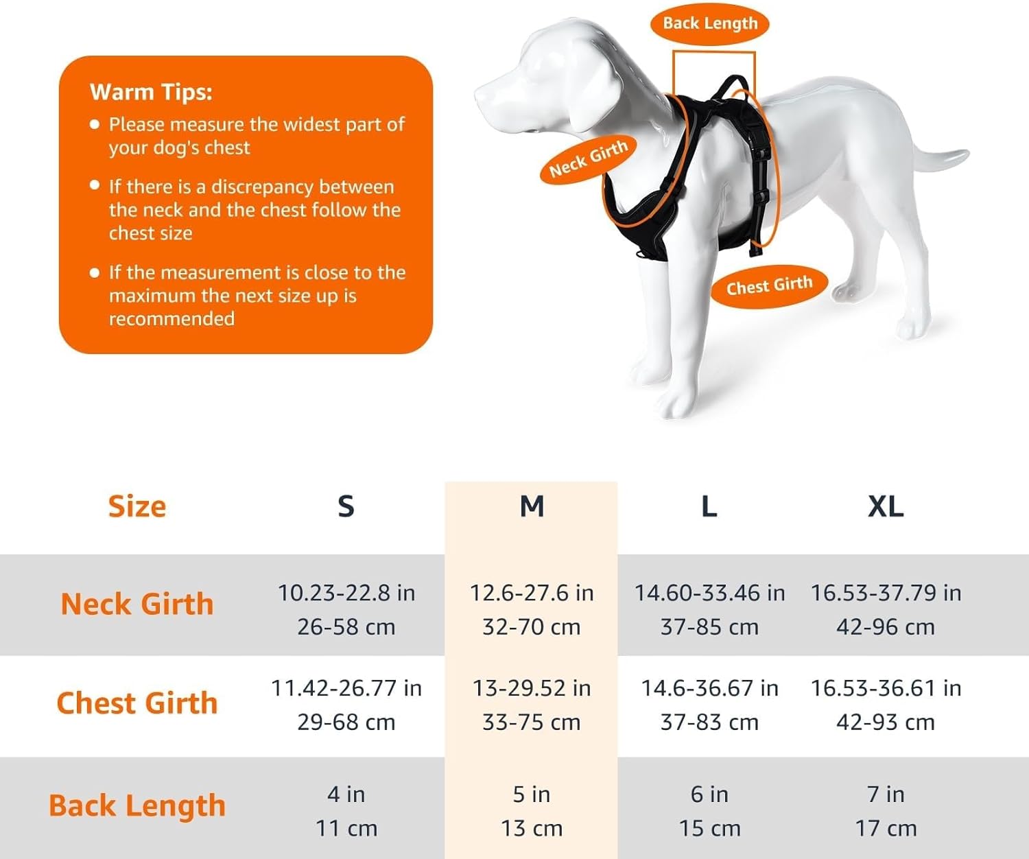 Detalle 2 de Amazon Basics No-Pull Front Clip Dog Harness for Small Dogs — Medium, Black