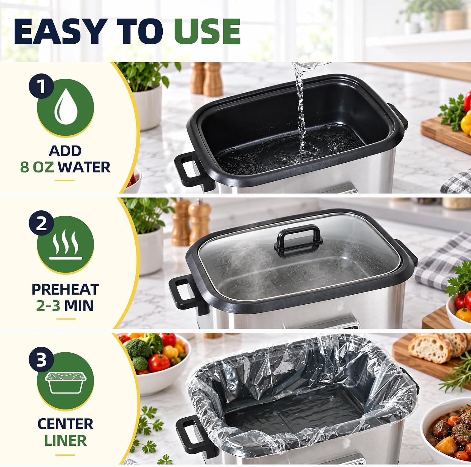 Detalle de KOOC Electric Roaster Liners, 18" x 34