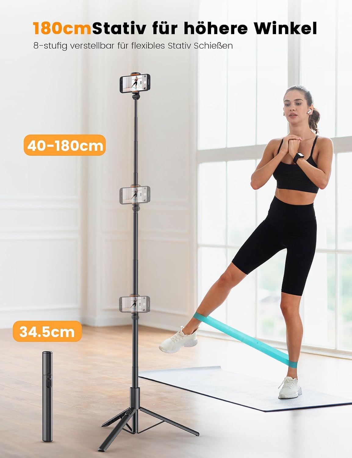 Detalle 2 de ANXRE NT79 Handystativ 180 cm