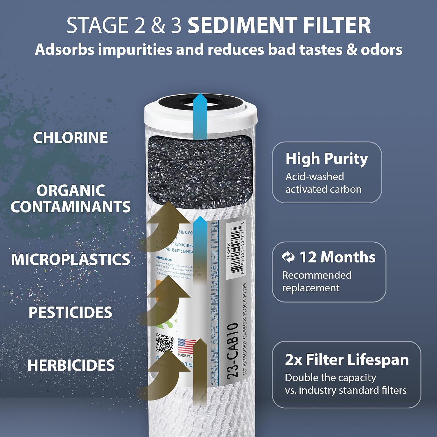 Thumbnail 3 de APEC FILTER-MAX90 US Made 90 GPD Complete Replacement Filter Set for Ultimate Series Reverse Osmosis