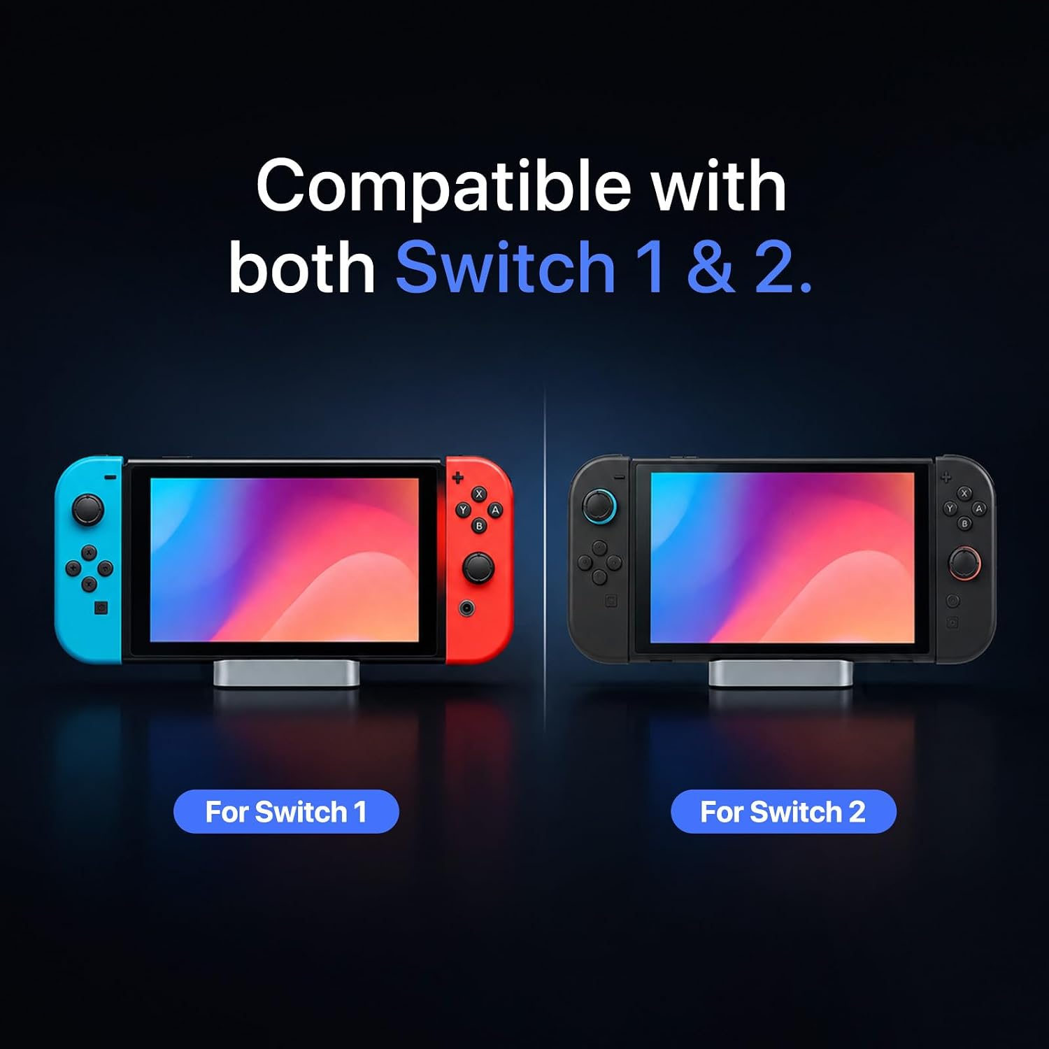 Detalle de AKNES GuliKit-dockningsstation för Switch, 4K 60 Hz, PD 100 W, silver