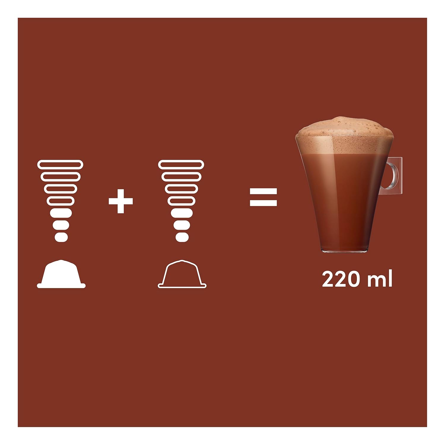 Detalle de NESCAFÉ Dolce Gusto Chococino Kakaokapseln (3 x 16) – Schokoladiger Genuss fürs Dolce Gusto System
