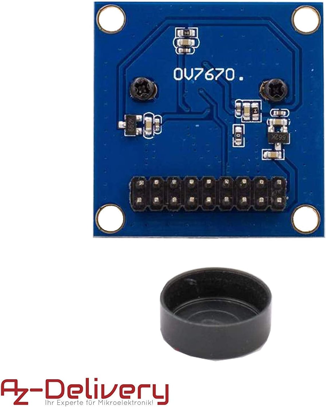 Thumbnail 2 de AZDelivery lot de 5 modules caméra OV7670 (640×480) pour Arduino, avec eBook