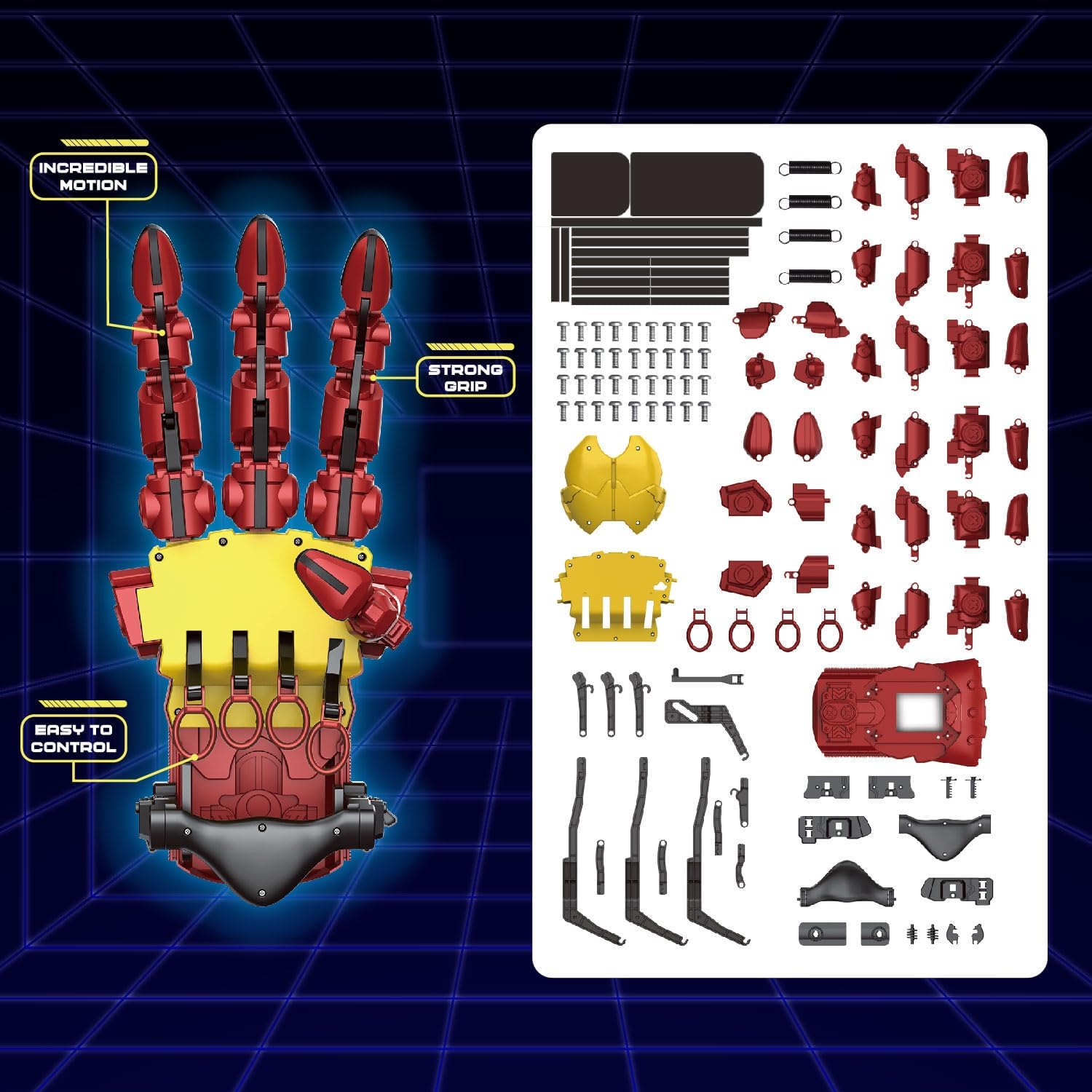 Thumbnail 5 de Science4you Hydraulic Cyborg Hand Kit – hydrauliczna ręka robota, 112 elementów, 40 cm