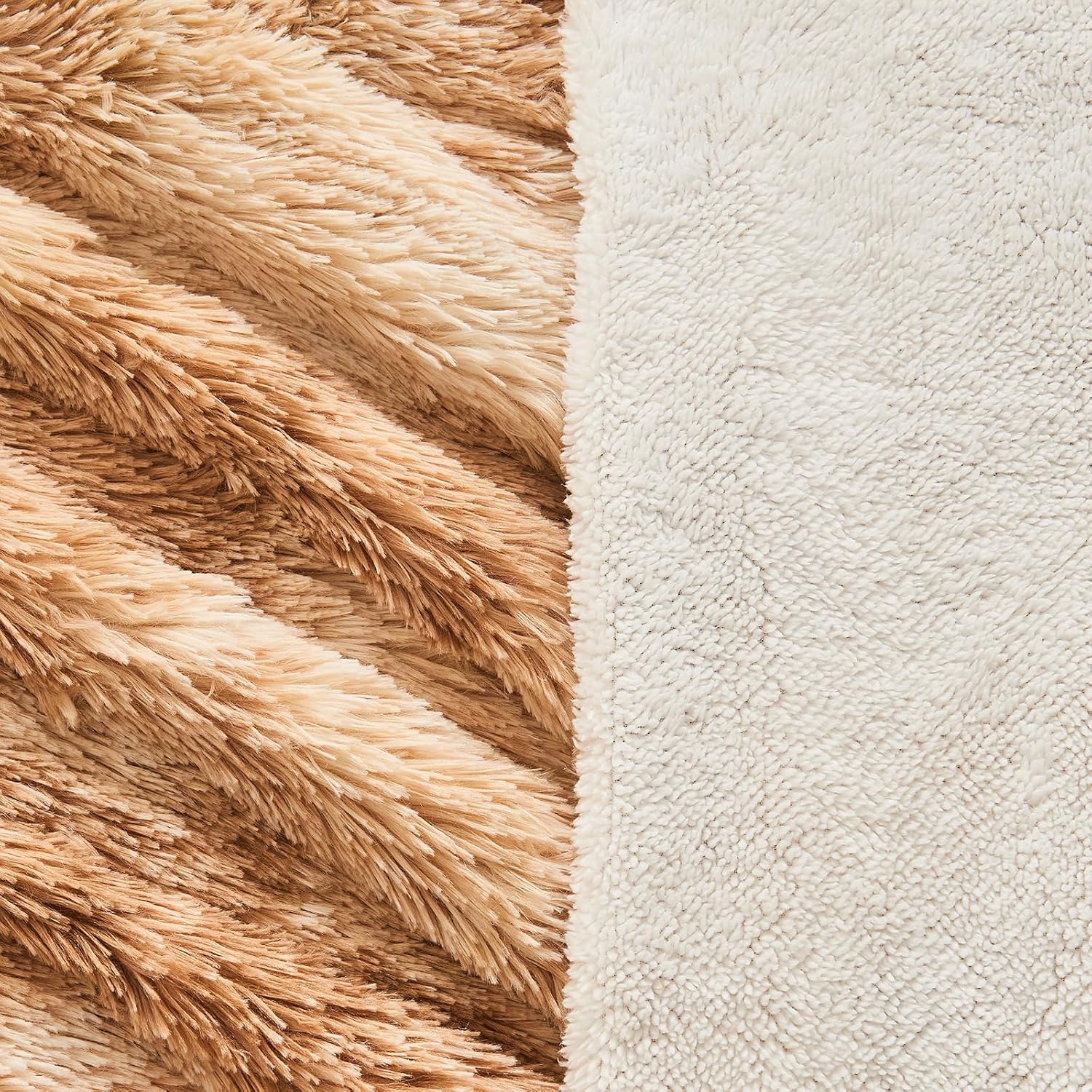 Detalle 2 de EMME Faux Fur Blanket 150 x 200 cm cosy throw ๐