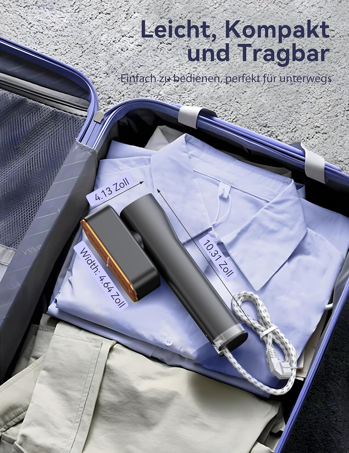 Thumbnail 6 de Sundu Dampfglätter – 2-in-1 Reisebügeleisen mit LED-Display und 4 Modi
