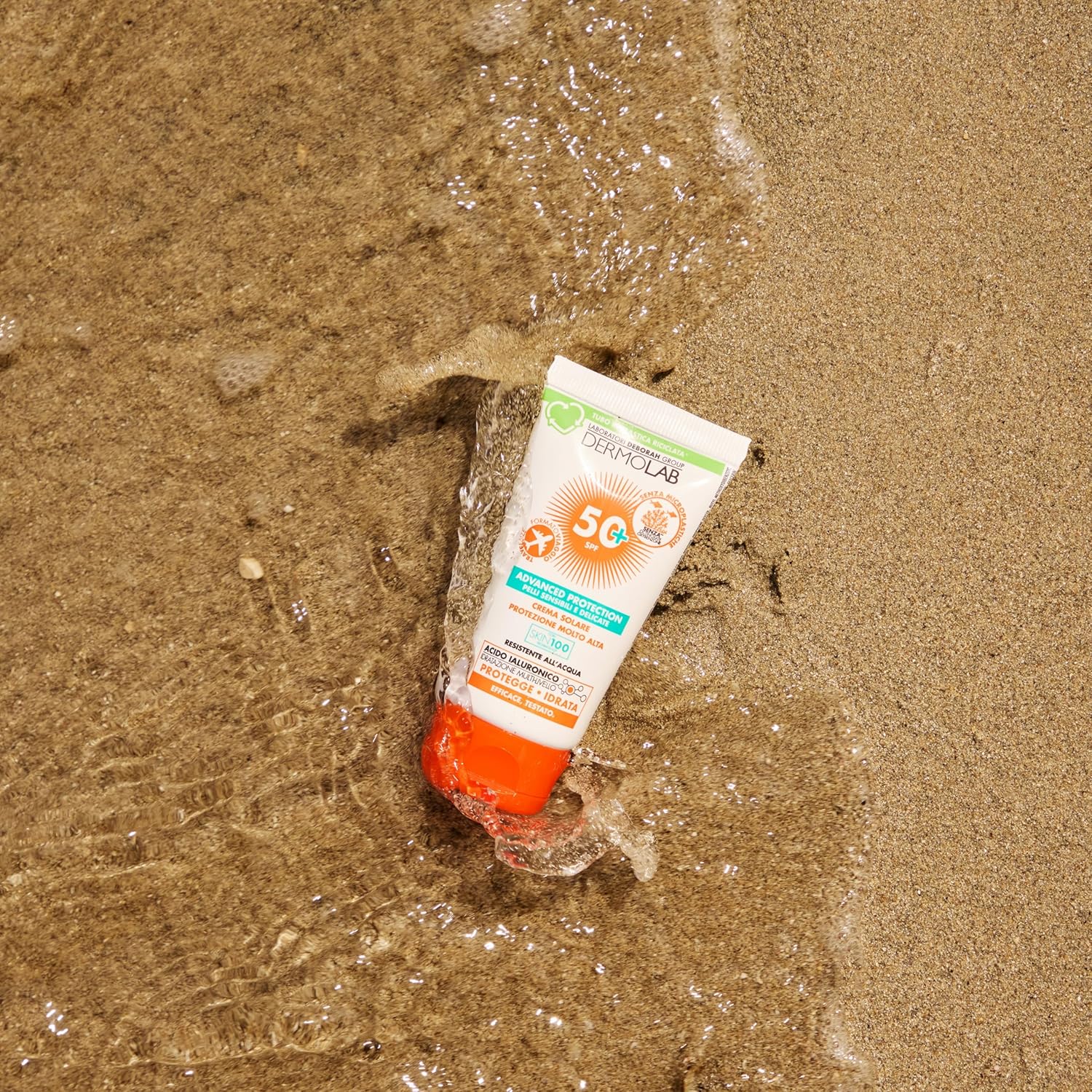 Thumbnail 2 de Dermolab Crema Solare Protezione Molto Alta SPF 50+ – formato travel 50 ml per pelli chiare e delicate