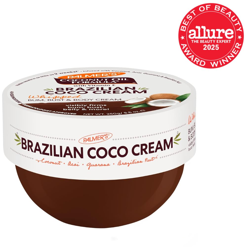 Thumbnail 1 de Palmer’s Coconut Oil Formula Brazilian Coco Cream with Vitamin E (Whipped Bum, Bust & Body Cream) 8.8 fl oz