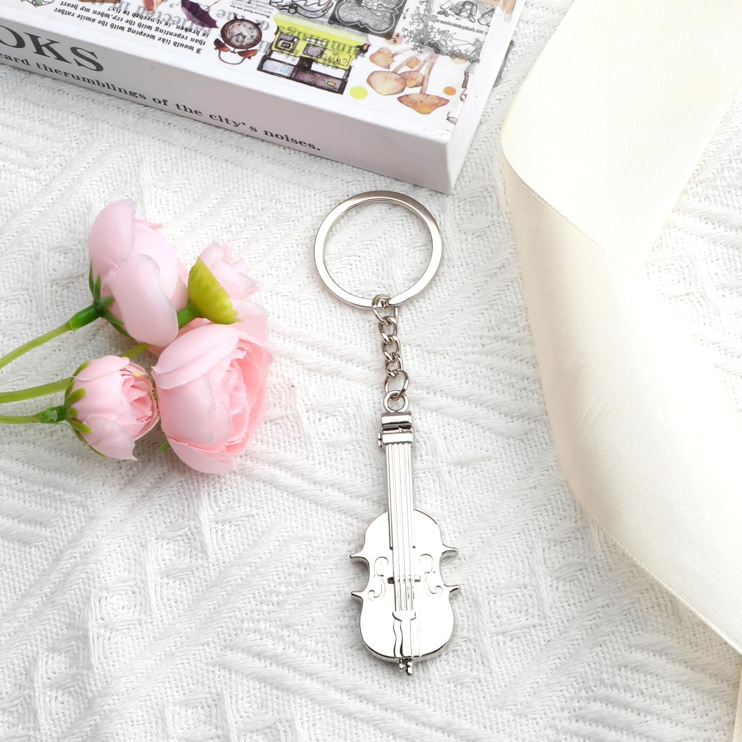 Thumbnail 2 de Tranbath Personalised Violin Keychain