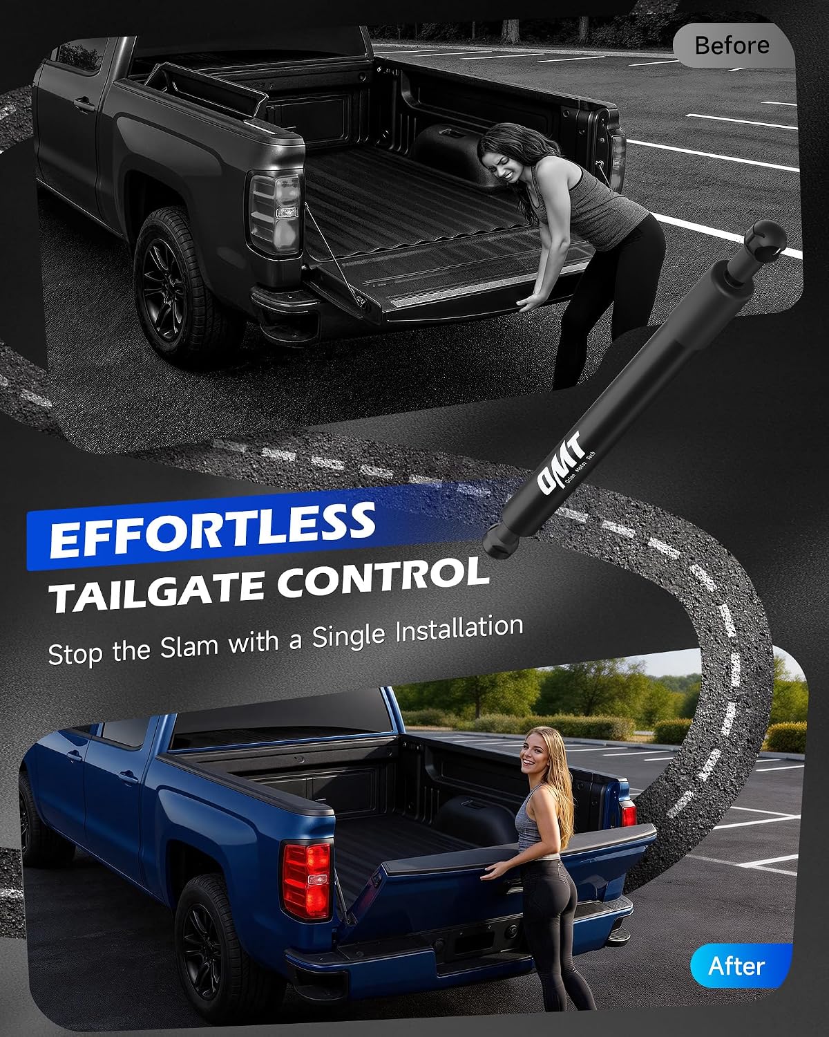 Detalle 2 de OMT tailgate assist 43204