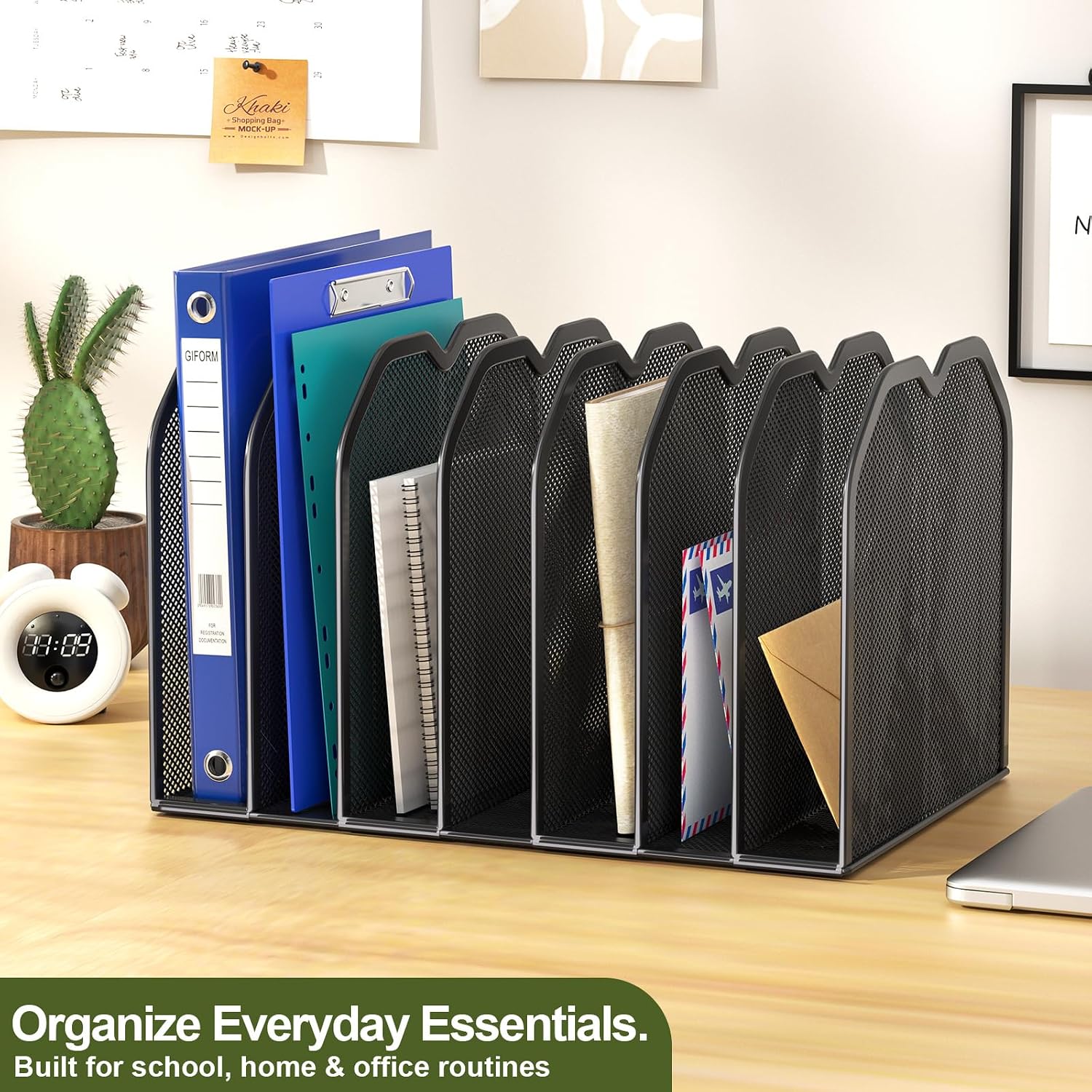 Detalle 2 de FANXIYQ File Folder Organizer, 7 Sections