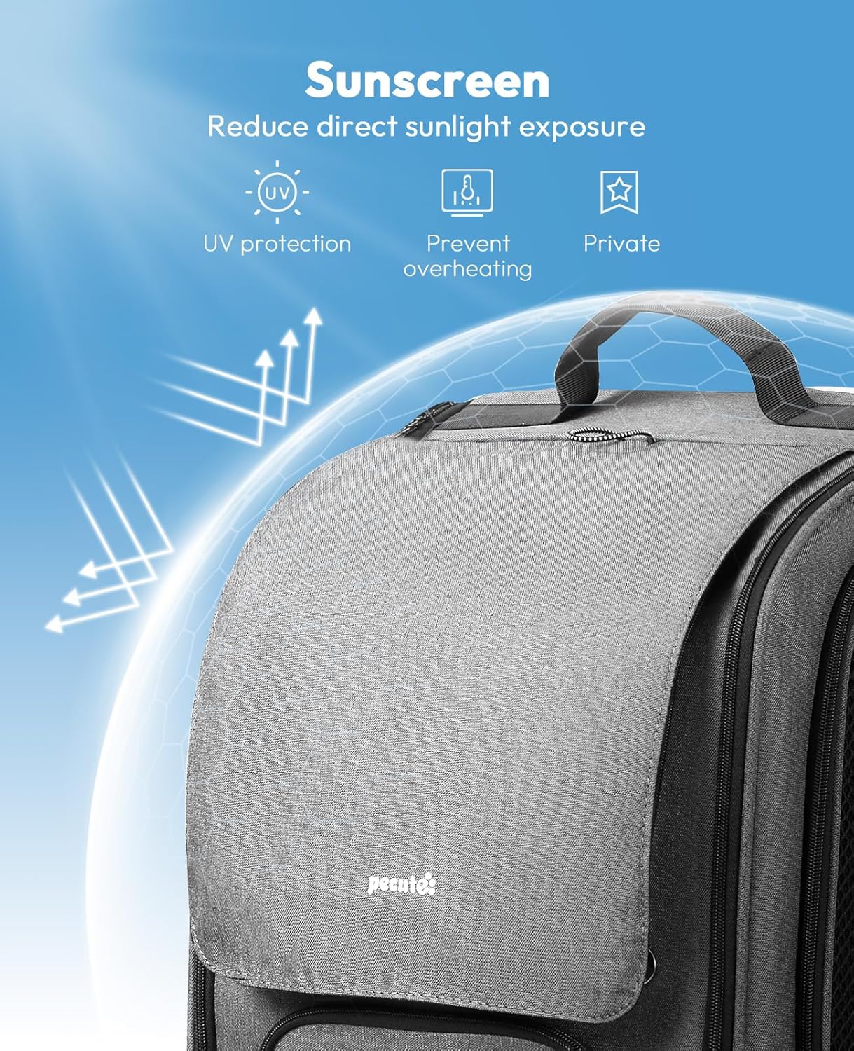 Thumbnail 5 de pecute Cat Backpack Large Space pet carrier