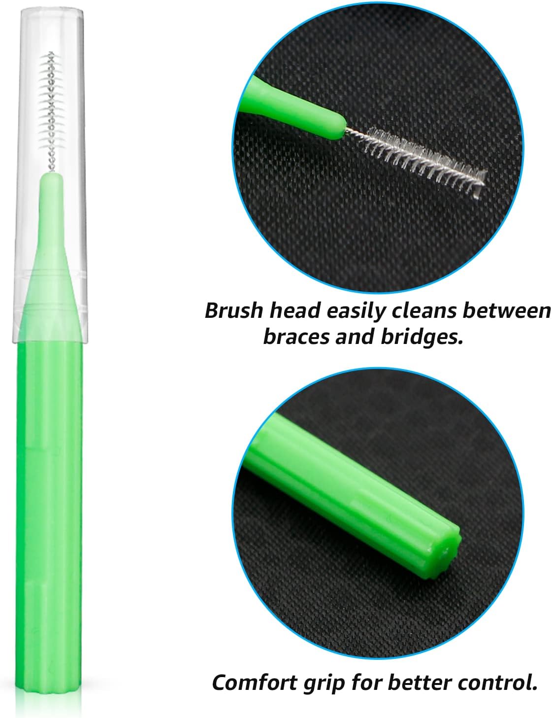 Thumbnail 4 de RAZOKO Interdental Brush Toothpick Flossing Head (88 count) with 2.5 mm and 3 mm heads