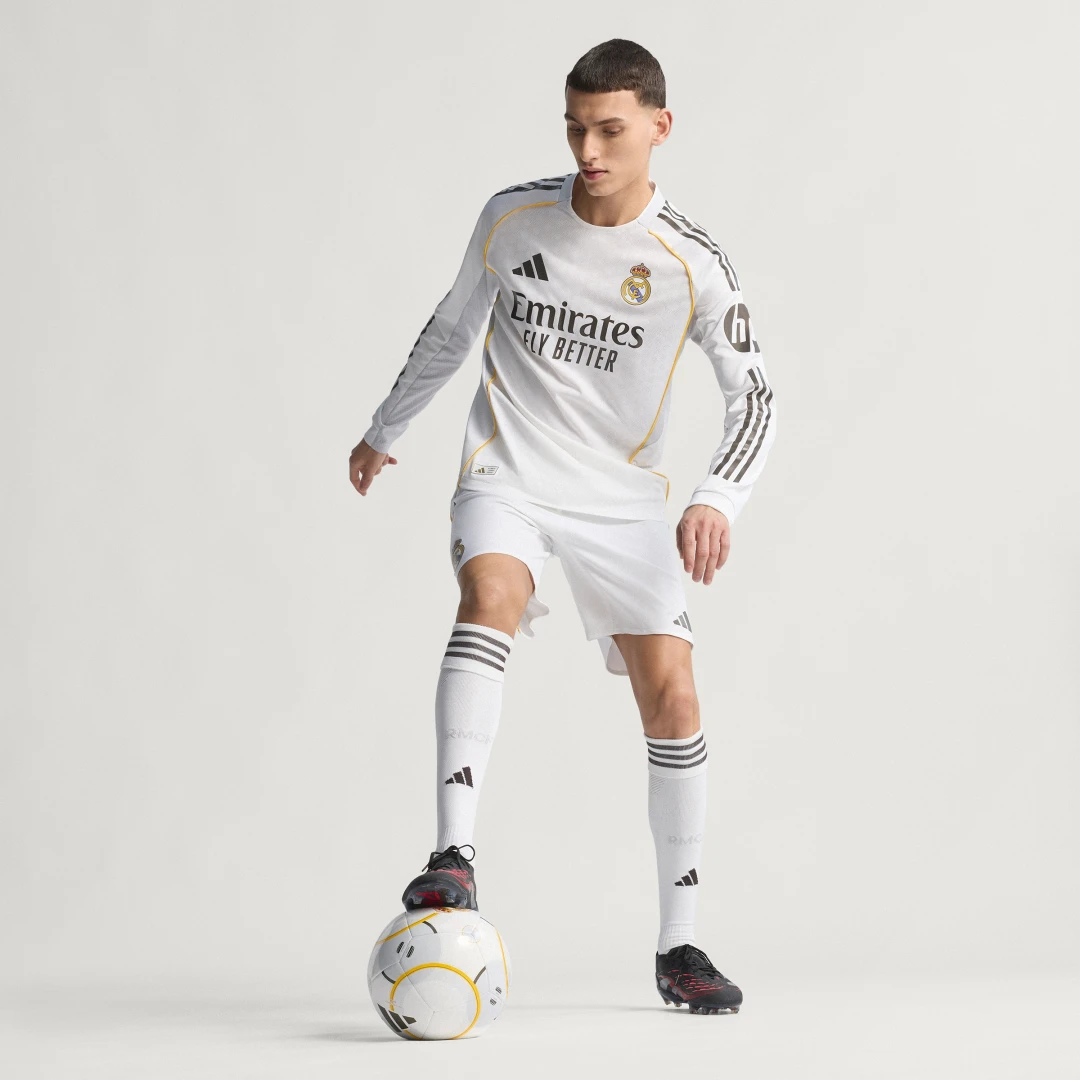 Thumbnail 3 de Camiseta manga larga primera equipación Real Madrid 25/26 de Adidas