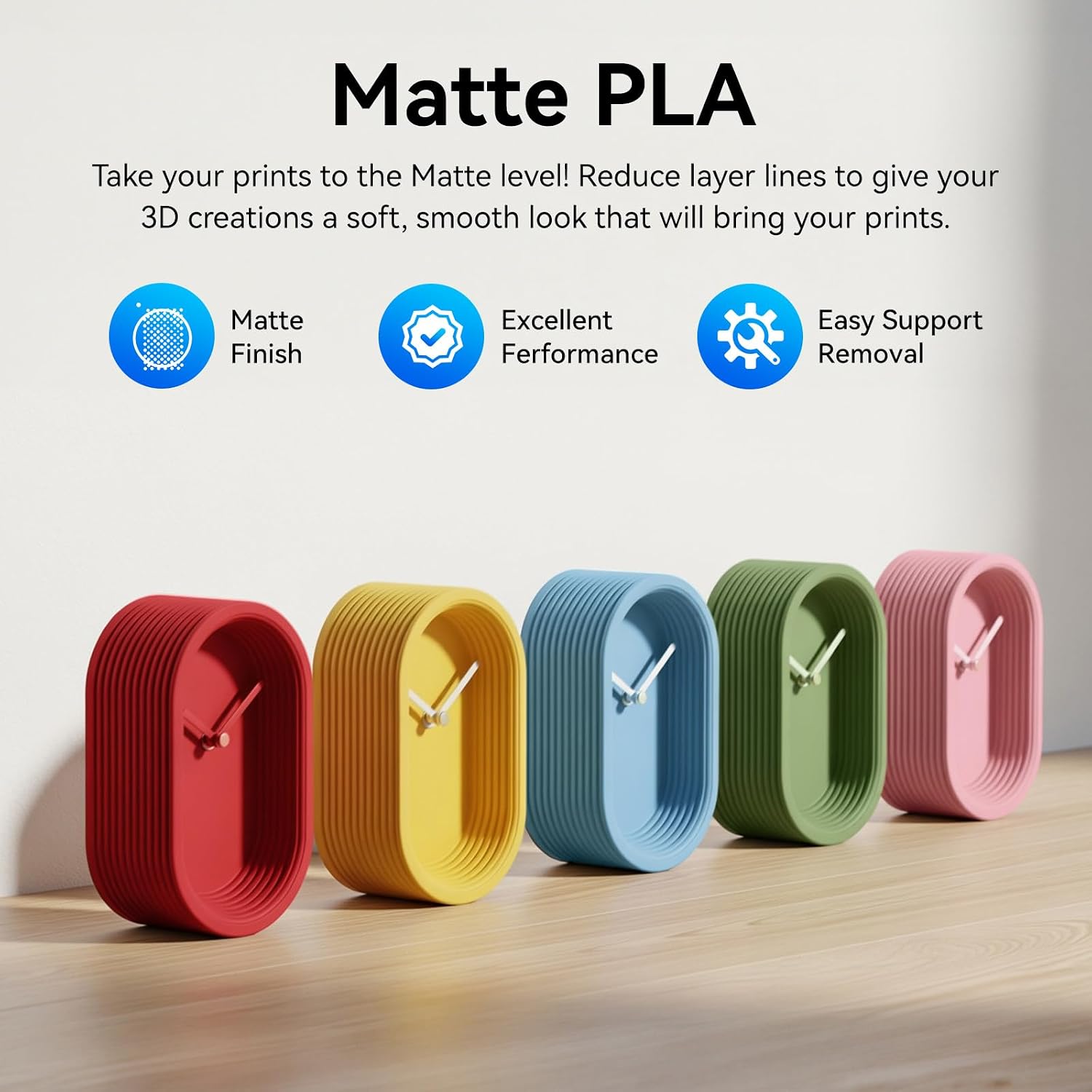 Detalle de JAYO Matte PLA Filament 1.75mm Olive Green
