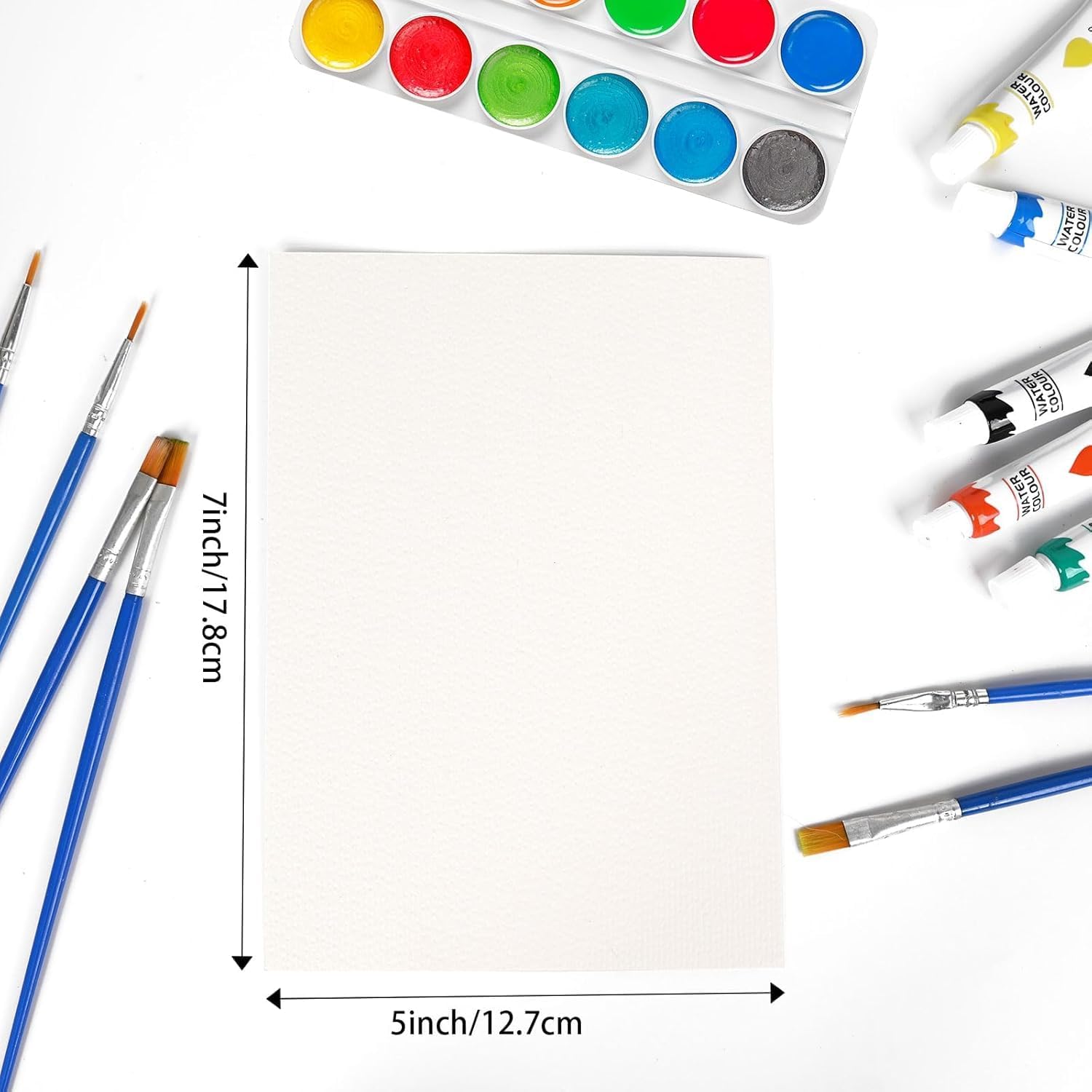 Detalle de 120 Sheets Watercolour Paper Bulk (140 lb / 300 GSM) - Cold Press