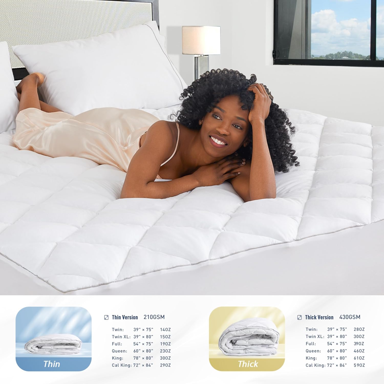 Thumbnail 6 de Sunflower Twin Mattress Pad, Cotton