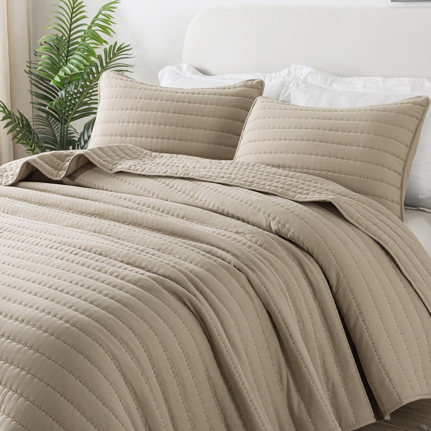 Thumbnail 6 de R.SHARE Copriletto Una Piazza e Mezzo Primaverile Estivo 200×220 cm – Grigio, 100% Microfibra