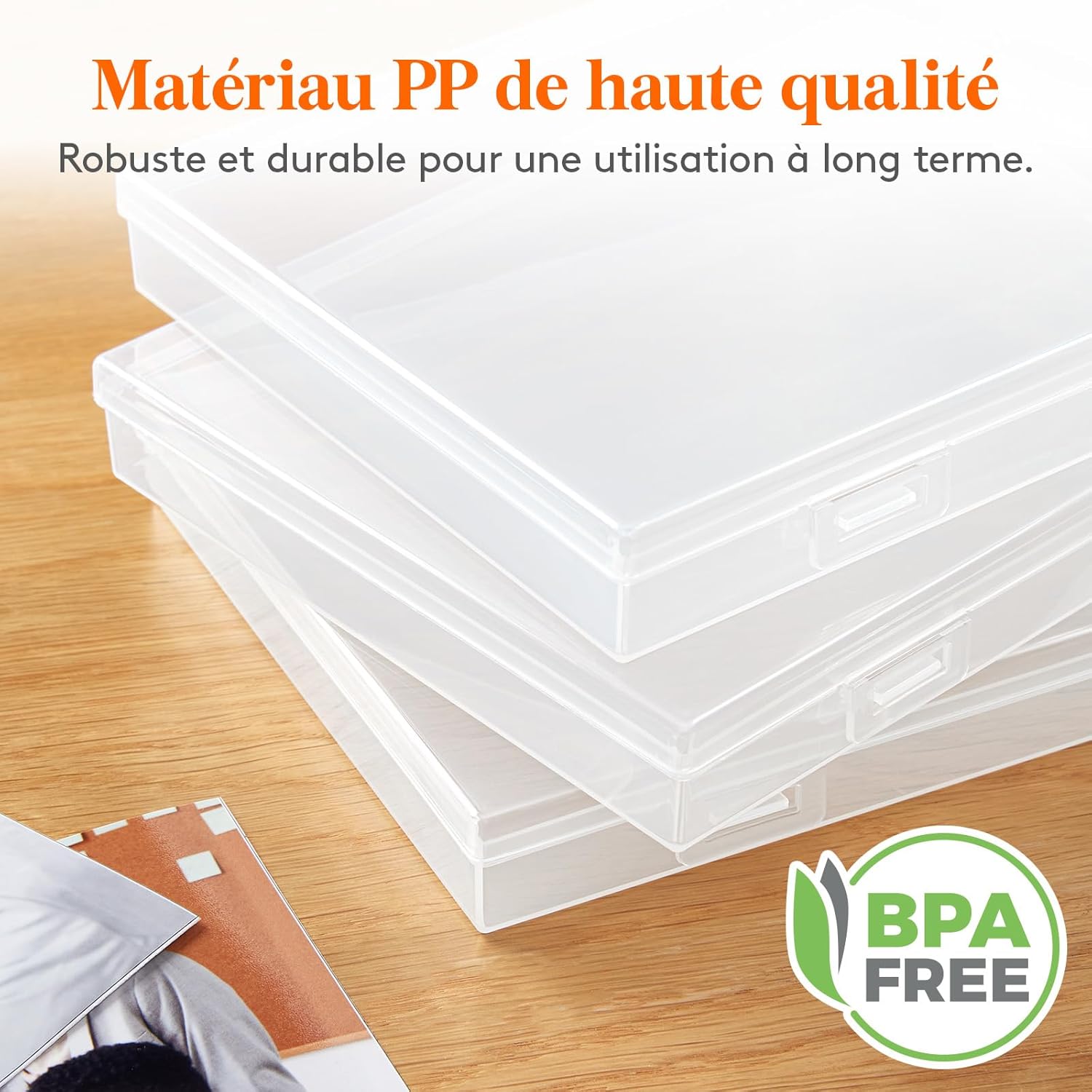 Thumbnail 3 de Lifewit Boîte de Rangement Photo 13x18cm 900 pcs