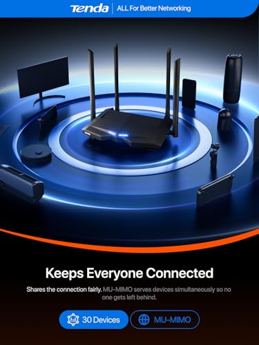 Detalle 1 de Tenda AC10 Router AC1200 doble banda, 867 Mbps 📡