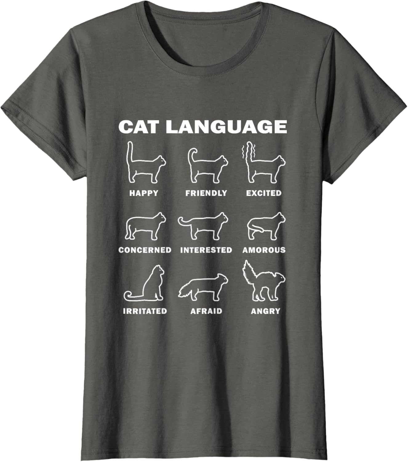 Thumbnail 5 de Maglietta Linguaggio del Corpo del Gatto 🐱