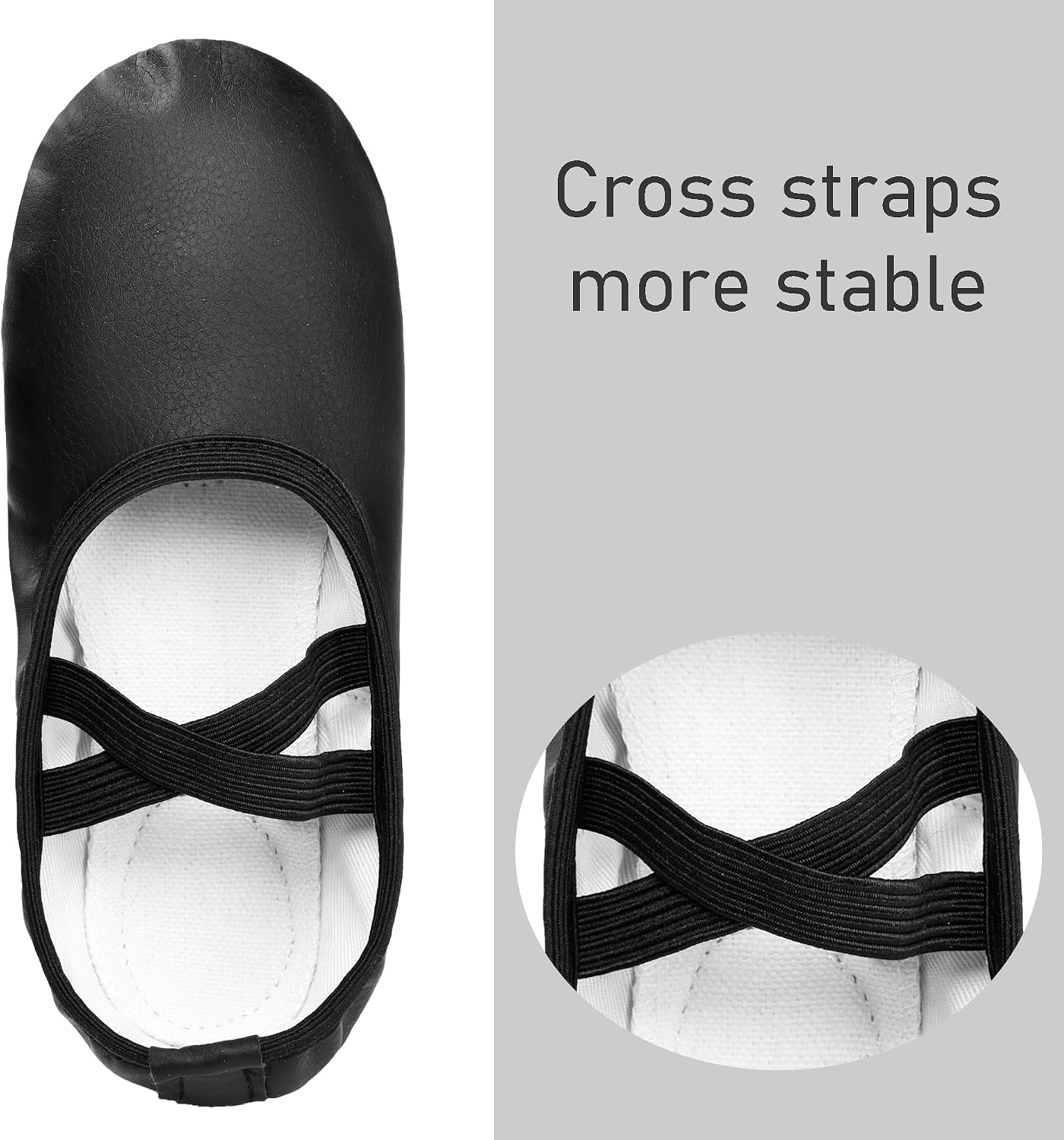 Detalle de Dynadans Ballet Slippers Soft Leather