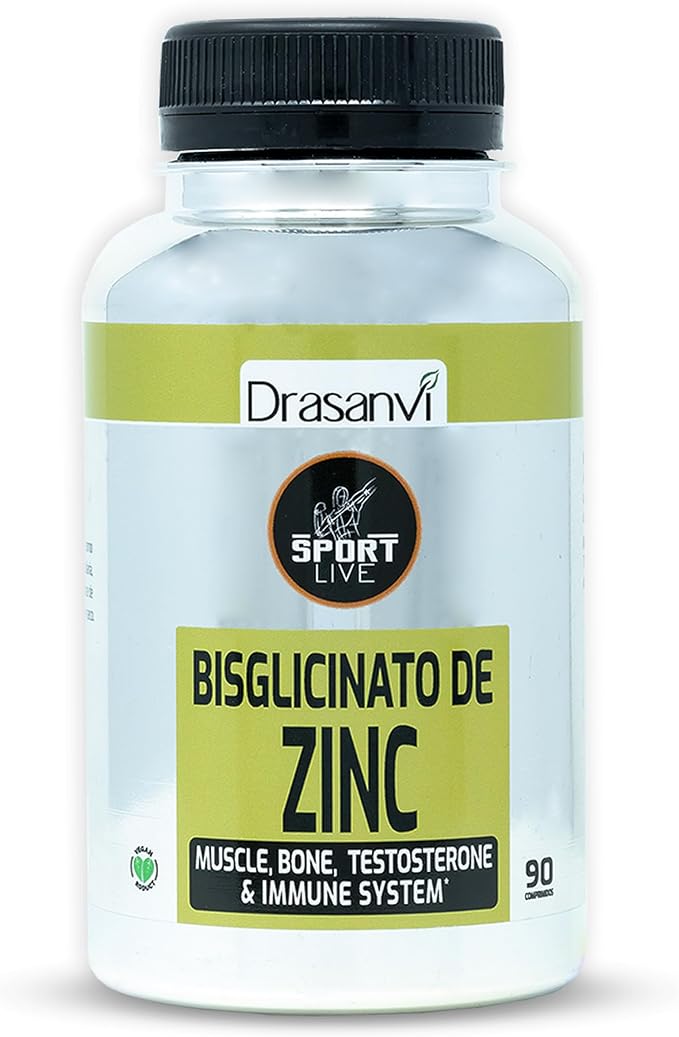 SPORT LIVE Bisglicinato de Zinc by Drasanvi 🌱 - 90 comprimidos