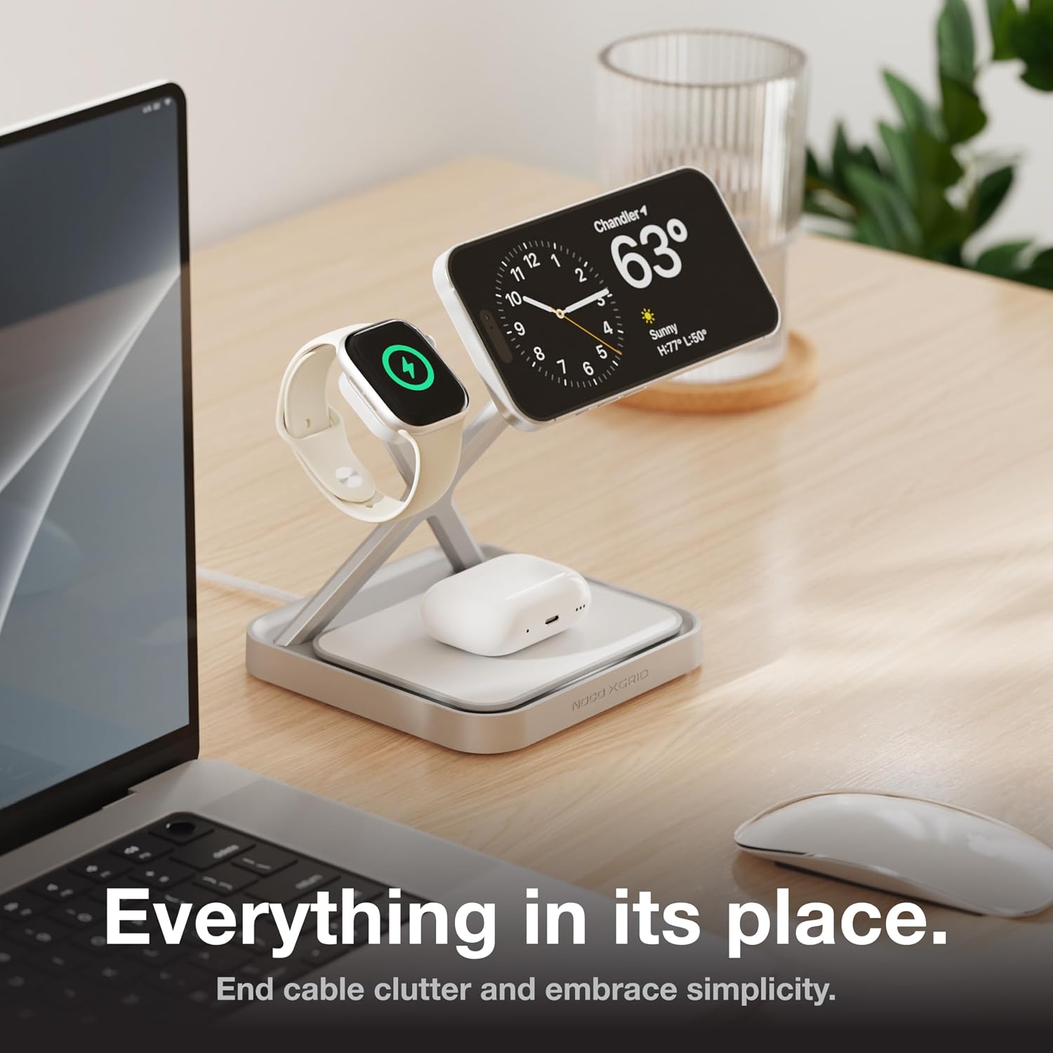 Detalle de NOCO XGrid XDS3 3-in-1 wireless charging