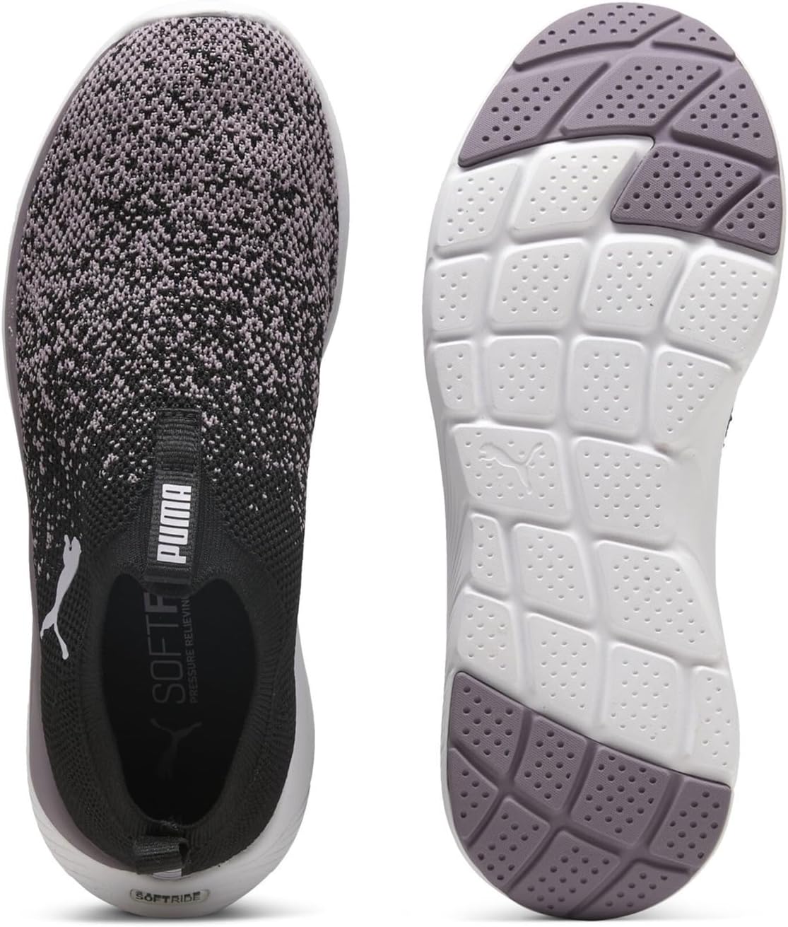 Thumbnail 2 de Puma Softride Mayve Laufschuhe für Damen – Warmweiß/Gold/Schwarz, flache Absatzform (42 EU)