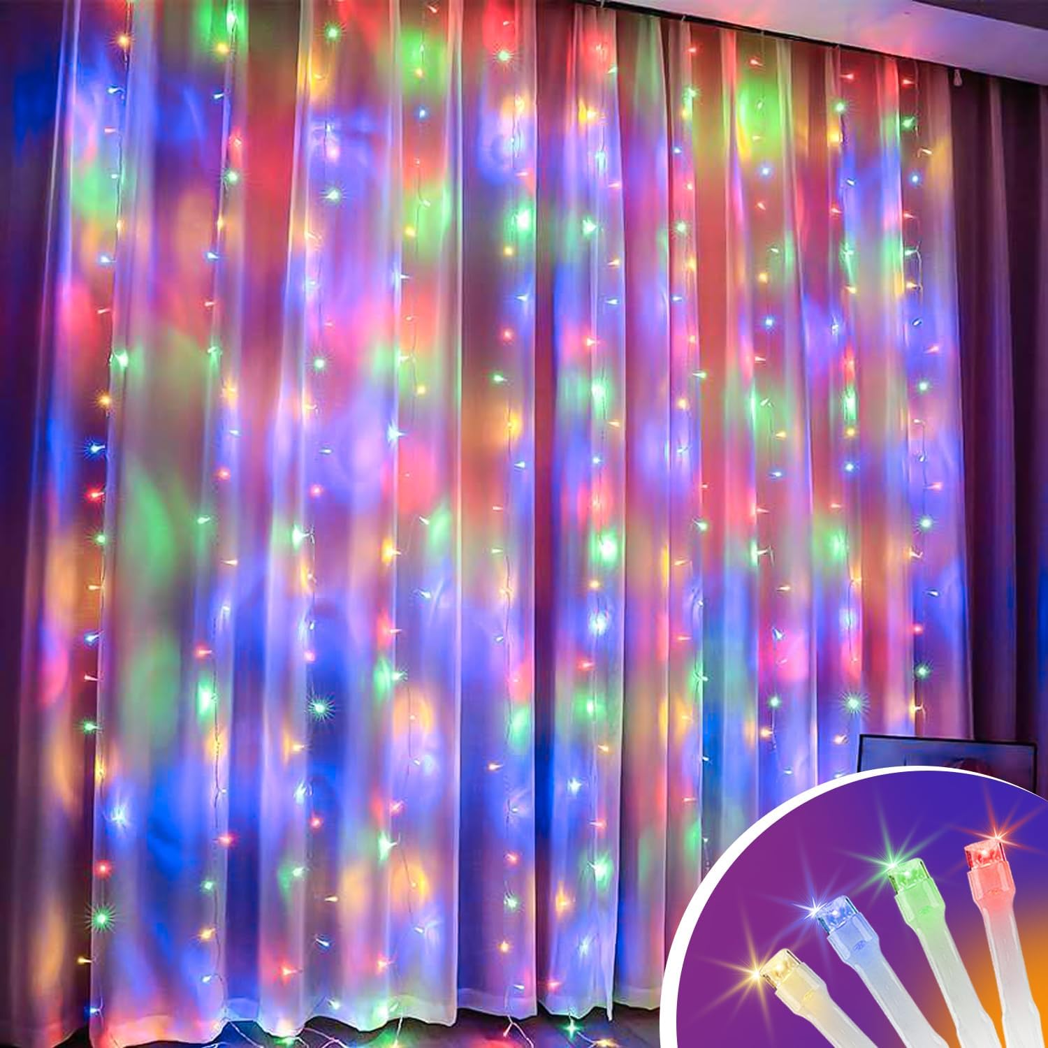 Thumbnail 3 de WASTROYAL LED String Lights 70 ft