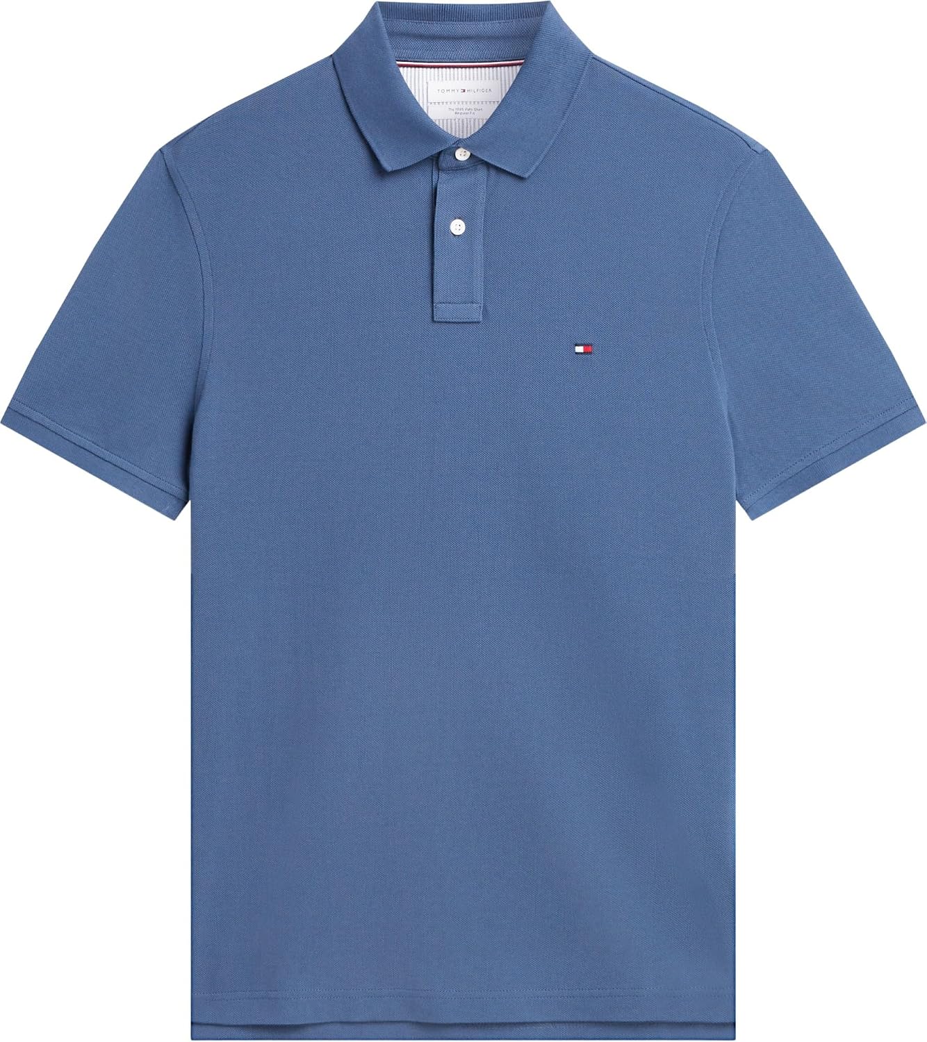 Detalle de Tommy Hilfiger 1985 Regular Polo – Biobaumwolle, Regular Fit, zeitloses Design