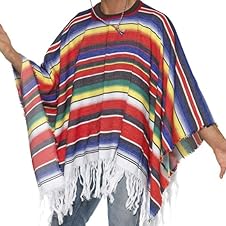 Smiffys Poncho multicolore Halloween 🎭