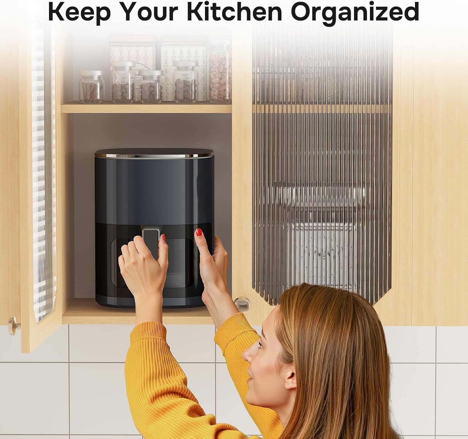 Thumbnail 6 de Simple Deluxe 12-in-1 Air Fryer (6.34 Qt) with Digital Presets and Visible Window, 1700W