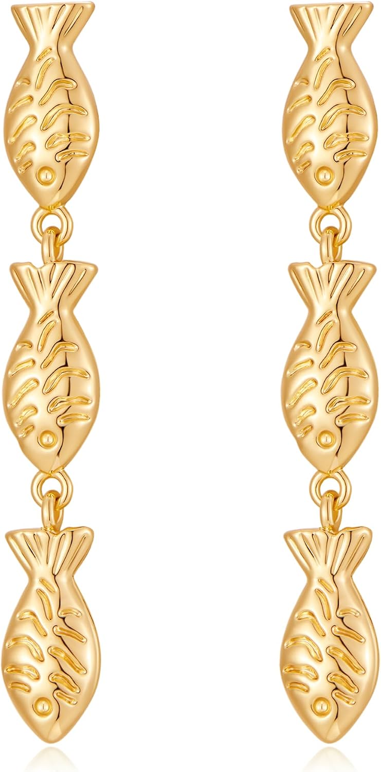 Detalle de MIJENITI Fish Drop Earrings