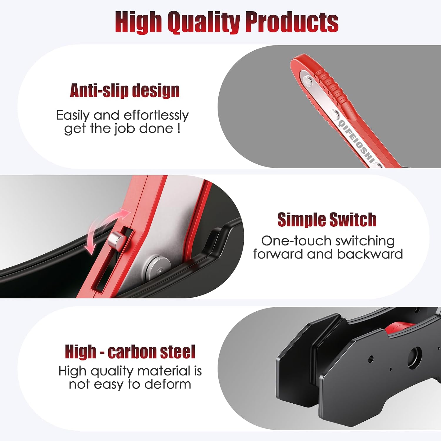 Thumbnail 2 de Brake Caliper Compression Tool – 360° Ratchet Piston Press for Single to Six-Piston Calipers