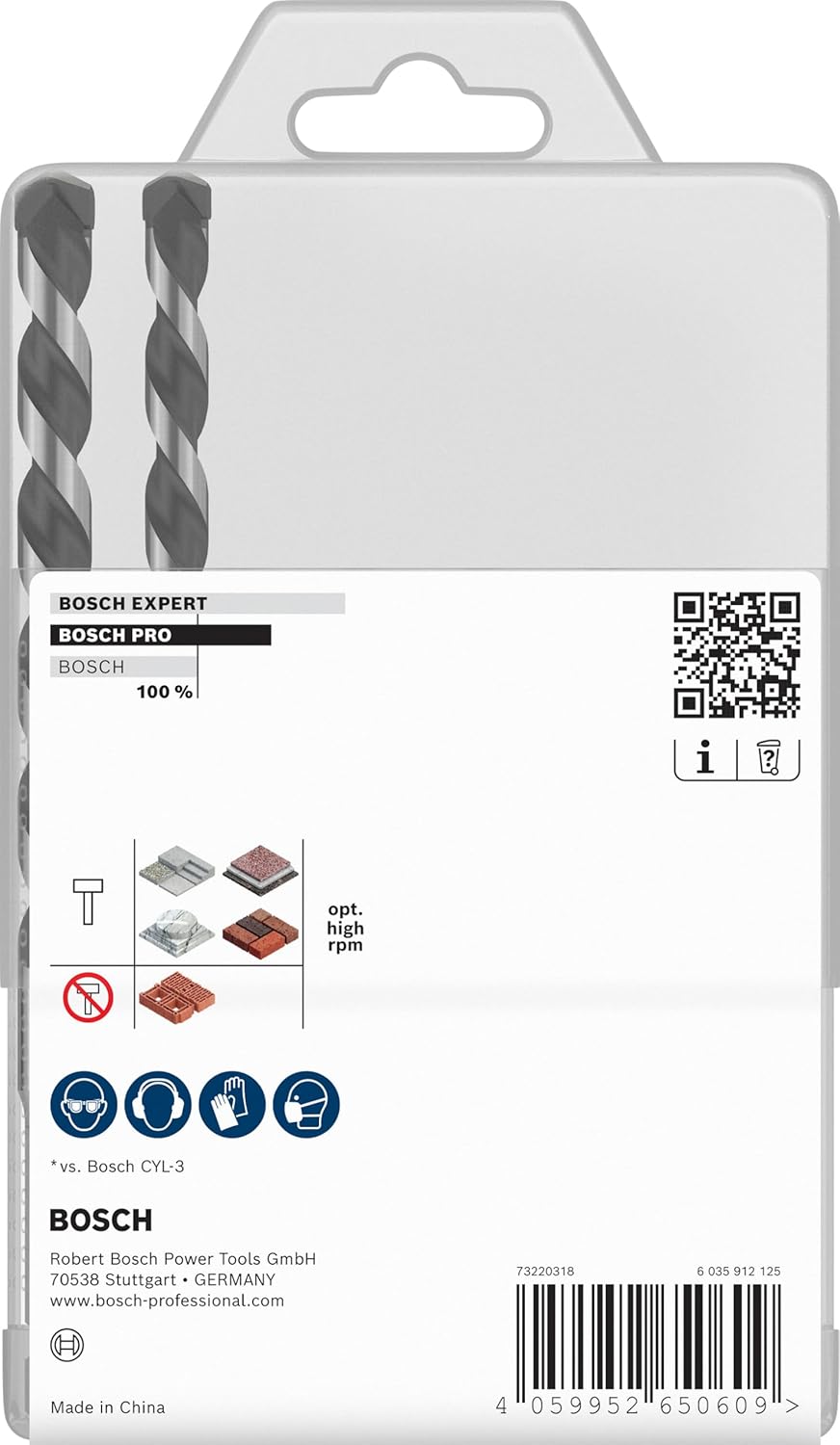 Thumbnail 3 de Bosch 7x Set di punte PRO HEX-5 per pietra dura e calcestruzzo