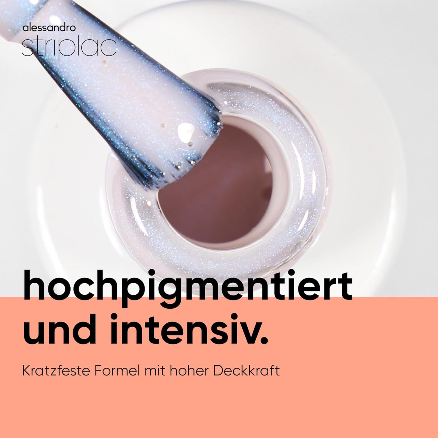 Detalle de alessandro Striplac Heavens Nude Shimmer 6,5ml đź’…