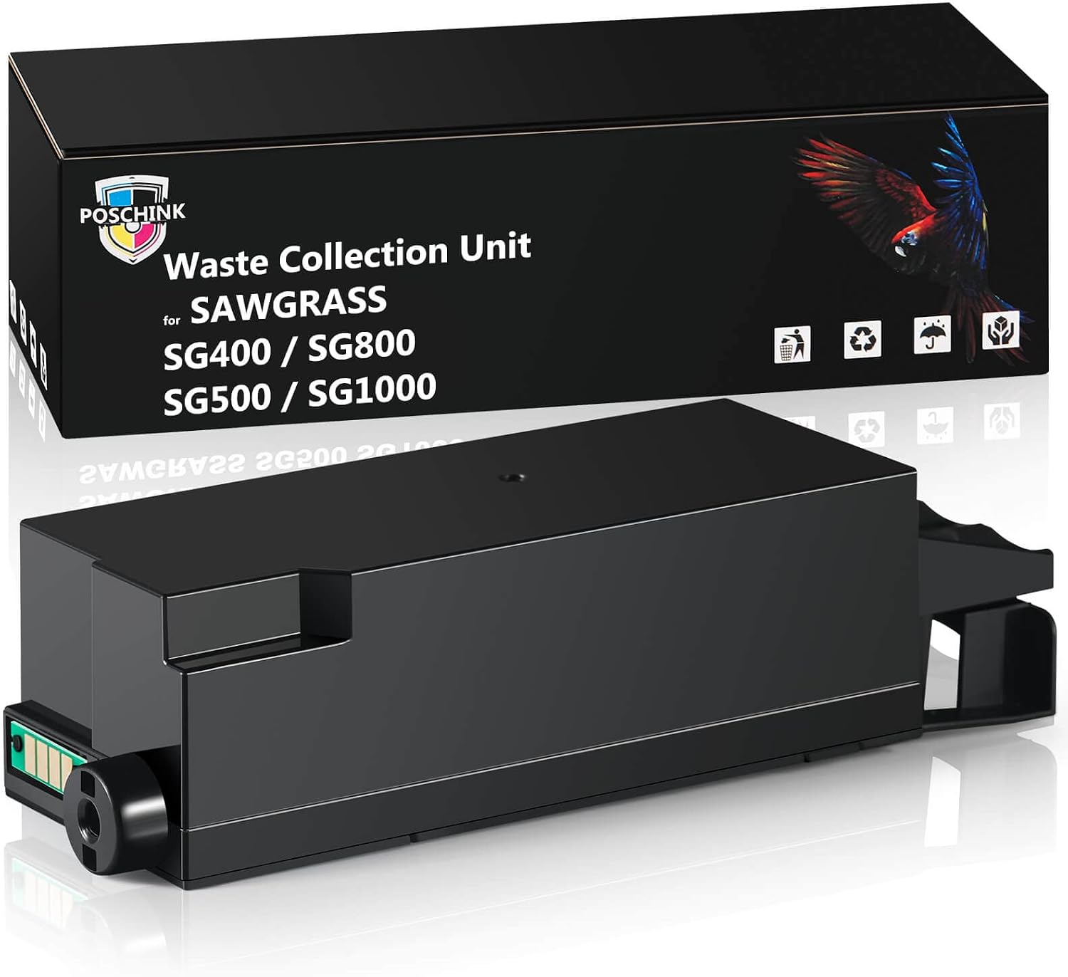 Detalle de Poschink Waste Ink Collection Unit Tank Replacement for SAWGRASS SG500 SG1000 SG400 SG800 Printers
