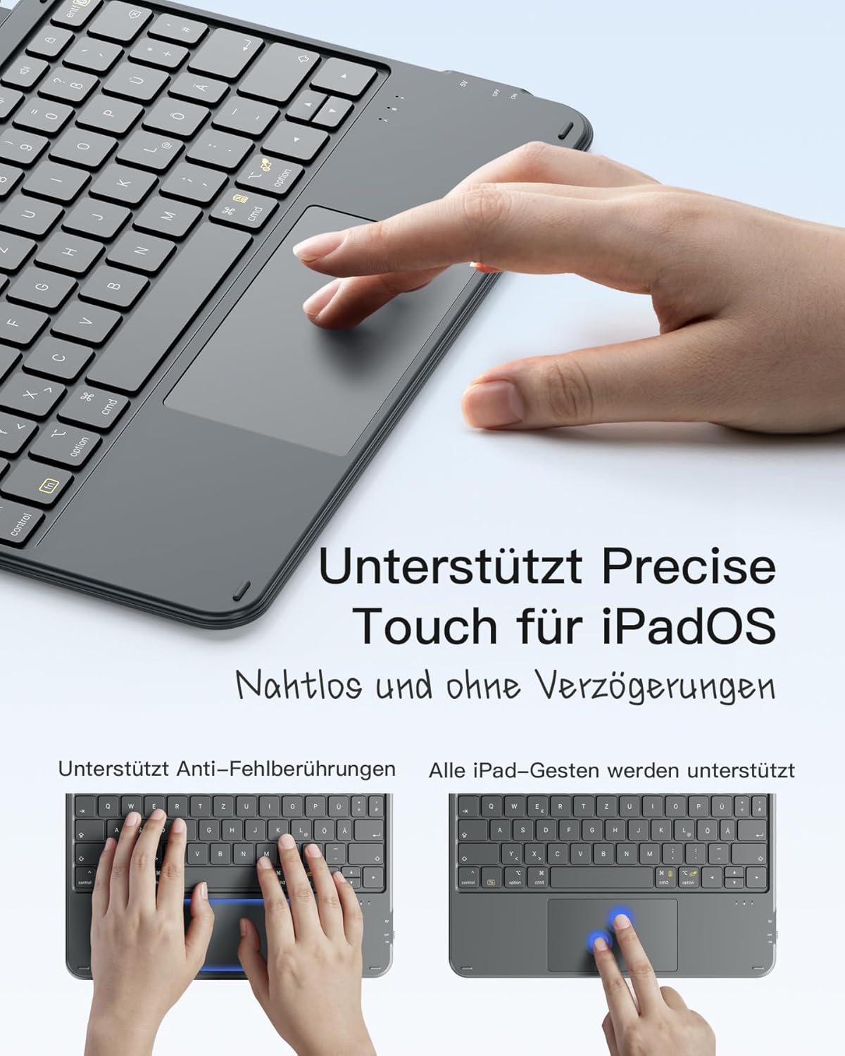 Thumbnail 6 de Inateck AceTouch KB04122 Tastaturhülle für iPad 11"