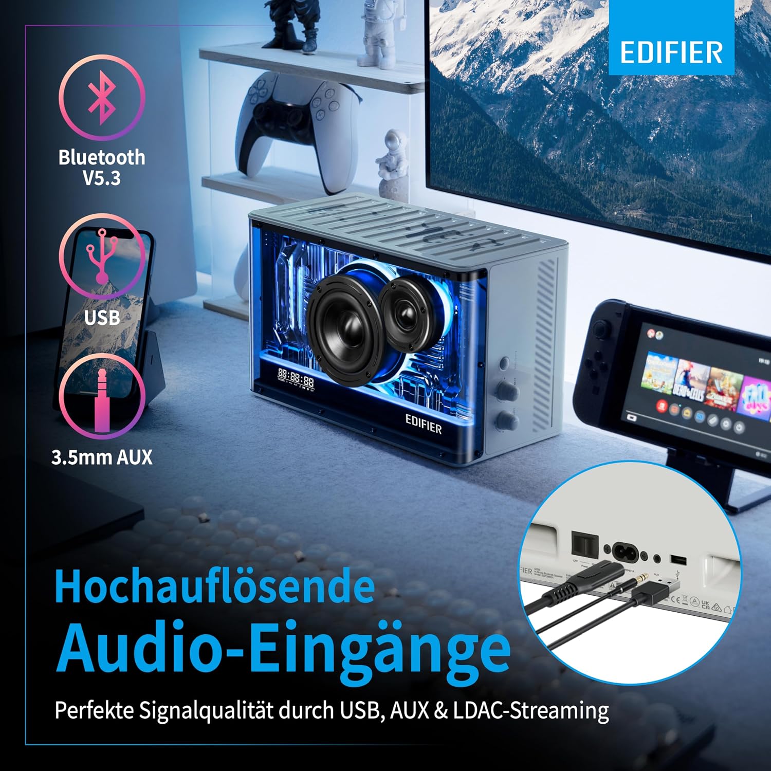 Thumbnail 5 de Edifier QD35 Bluetooth-Lautsprechersystem 40 W