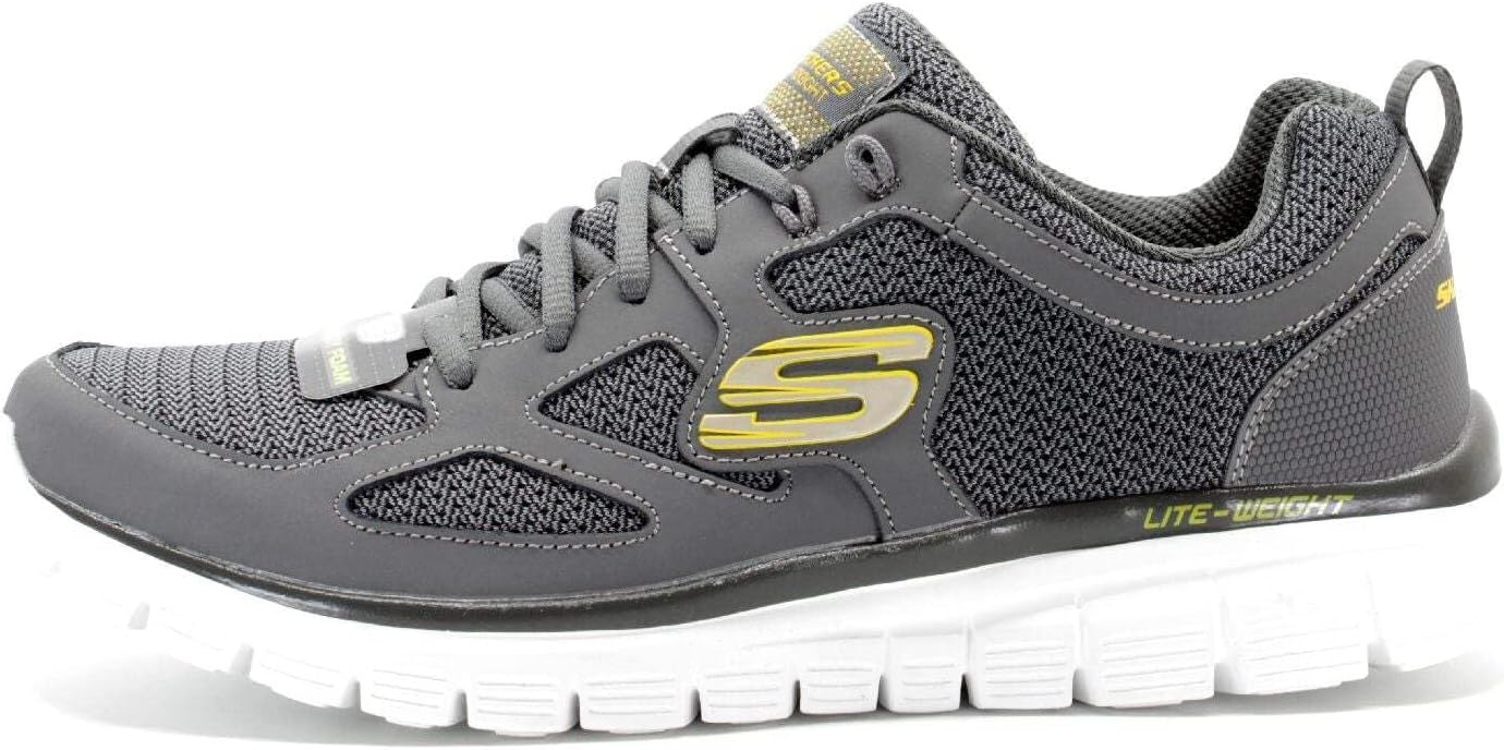 Detalle de Skechers Burns- Agoura Hommes Baskets, Noir, 43 EU