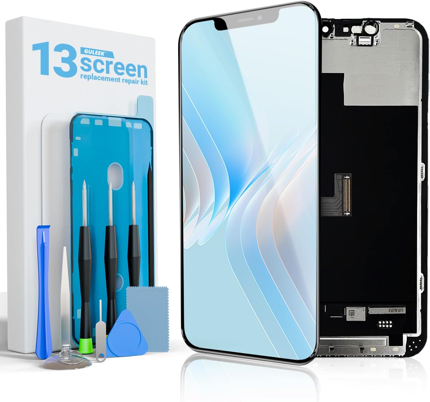 Detalle de GuLEEK Pantalla iPhone 13 6,1