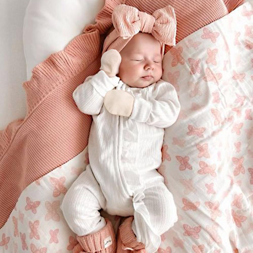 Detalle de DRESHOW Newborn Baby Mittens 0–6 months