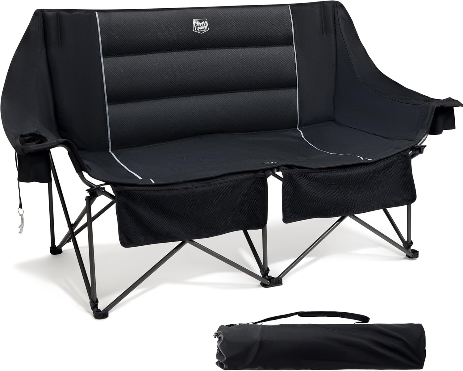 TIMBER RIDGE Double Camping Chair 320kg